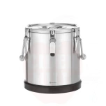 Isotermiline toidukonteiner 15L HENDI Kitchen Line roostevaba teras hõbedane ⌀300x(H)340mm