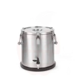 Isotermiline konteiner 20L kraaniga Profi Line HENDI hõbedane ⌀330x(H)360mm