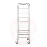 Käru mobiilne nõudepesumasina korvidele 7x500x500mm HENDI 615x560x(H)1710mm