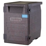 Izoliuotas maisto neštuvas 86L Cam GoBox kraunamas iš priekio GN 1/1 Cambro juodas 640x440x(A)625mm