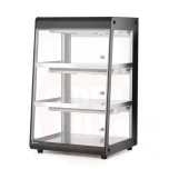 Beheizte Tischvitrine HENDI schwarz 220-240V/500W 472x447x(H)775mm