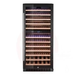 Veinijahutuskap 265L 124-pudelit 2-tsooniga Arktic must 570x595x(H)1400mm