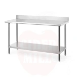 Darbo stalas 1600x600x(A)950mm HENDI Budget Line su užlenkimu