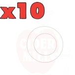 Tihend 5/8" (15/21,5mm) silikoon (10tk)