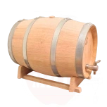 Tammevaat 10L prantsuse tamm roostevaba ventiiliga