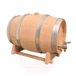 Tammevaat 5L prantsuse tamm roostevaba ventiiliga