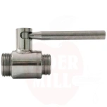 Kuulkraan 1" V x 3/4" V DN20 roostevaba teras