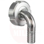 Voolikuotsik DIN25 väliskeere kõver pöörelmuhviga ⌀25 voolikule