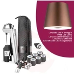 Serveerimissüsteem Coravin Timeless Six+ vaiksetele veinidele (Silver) LED-lambiga