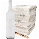 Pudel 750ml (800tk) Bordeaux poolläbipaistev