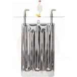 Jahutuskomplekt mahutile 1000L lameda põhjaga roostevaba teras