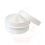 Plastpurk 40ml kaanega valge läbipaistmatu