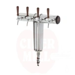 Väljastustorn 4 kraaniga LINDR NAKED COLD BRIDGE roostevaba teras