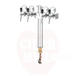 Väljastustorn 4 kraaniga LINDR T4 korpus T5 roostevaba teras