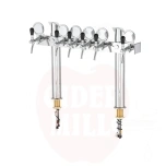 Väljastustorn 6 kraaniga LINDR T6 roostevaba teras