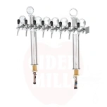 Väljastustorn 8 kraaniga LINDR T8 roostevaba teras