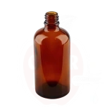 Klaaspudel Apteek 100ml pruun 18mm korgile