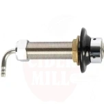 Õllekraani läbiviik 100mm roostevaba teras mutriga ja voolikuotsikuga