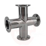 Cross piece 1.5" Tri-Clamp stainless steel