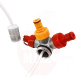 Tappningshuvud kit för minifat kulllås lågprofil rostfritt stål