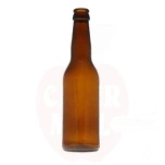 Klaaspudel 0,25L pruun longneck (50tk)