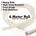 Silikona caurule 12,5x18,5mm 6m rullis