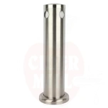 Õlletorn kahe kraaniga harjatud roostevaba teras