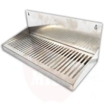 Tilgaalus 30cm uksele kinnitatav roostevaba teras