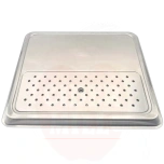 Drip tray 410x480mm stainless steel