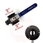 Kuulkraan 2" Tri-Clamp x 2" Tri-Clamp FermZilla roostevaba teras