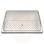 Abtropfschale 410x600mm Sockel Edelstahl