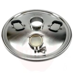 Kaas 100L BrewZilla Pro vaateklaasiga destilleerimiseks 4" TC 3" PPSU vaateklaasiga