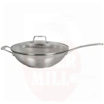 Pann Wok 32cm Scanpan Impact klaaskaanega roostevaba teras