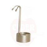 Jahutustoru-soojusvaheti D20/9,5mm roostevaba