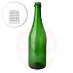 Klaaspudel 750ml/560g Cider 29mm 1274tk