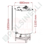 Mikseris-konteiners 500L
