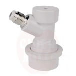 Kiirliide CO2 survemahutile valge Ball-lock 5/16" keere