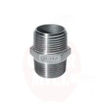 Nippel 3/4" BSP kuuskantnippel AISI 304 roostevaba teras