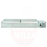 Pitsajahutusvitriin staatiline (FORCOLD) 1800x395mm - G-VRX1800-380SS