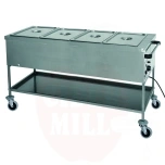 AISI 304 soojendusega käru (FORCAR MULTISERVICE) 1480x650mm CT1762 roostevabast terasest