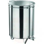 Prügikast kast 100L rattad/pedaal (FORCAR MULTISERVICE)