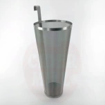 Cone filter 200 micron stainless steel