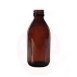 Klaaspudel Apteek 250ml pruun