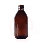 Klaaspudel Apteek 300ml pruun