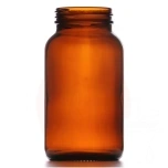 Klaaspudel 250ml pruun 48mm korgile 2268tk