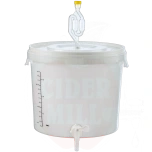 Kääritusmahuti 16L kraani õhuluku ja mõõteribaga EC16000