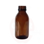 Klaaspudel Apteek 100ml pruun 28mm korgile