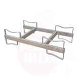 Metallstend tammevaadile 126x70x34cm roostevaba