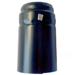 Termokahanev kapsel 30,5x50mm must läikiv rebimisribaga 100tk