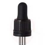 Korkpipett 100ml must matt rõngaga